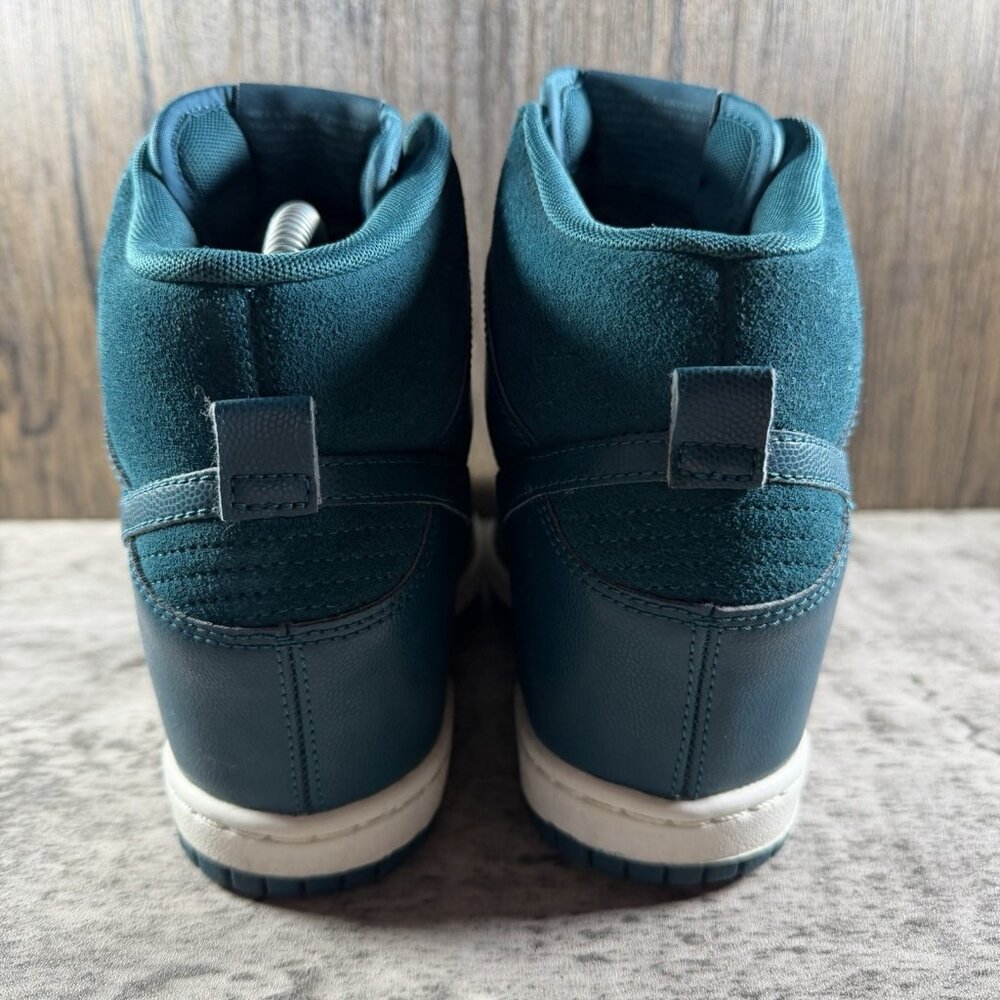 MINT 2013 Nike Dunk Sky Hi Essential Wedge Dark Sea Blue Women Sz 7 528899-300 - Picture 6 of 10
